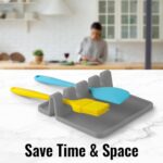 Zulay Kitchen Spoon Rest for Multiple Utensils High Heat-Resistant - Image 4