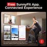 Sunny Health & Fitness ACTIVE Series Smart Exercise Bike - Image 4