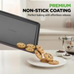 NutriChef 8-Piece Nonstick Stackable Bakeware Set - Image 4