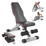 Yoleo Adjustable Weight Bench for Full Body Workout