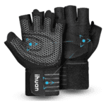 ihuan Ventilated Weight Lifting Gym Workout Gloves