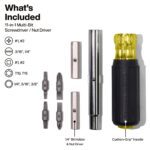 Klein Tools 32500 11-in-1 Screwdriver and Nut Driver Set - Image 2